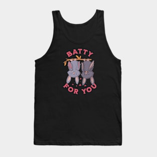 Bats in Love - Goth Valentine Tank Top